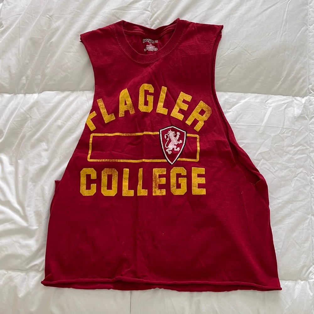 Jansport Flagler College Red Muscle Tee